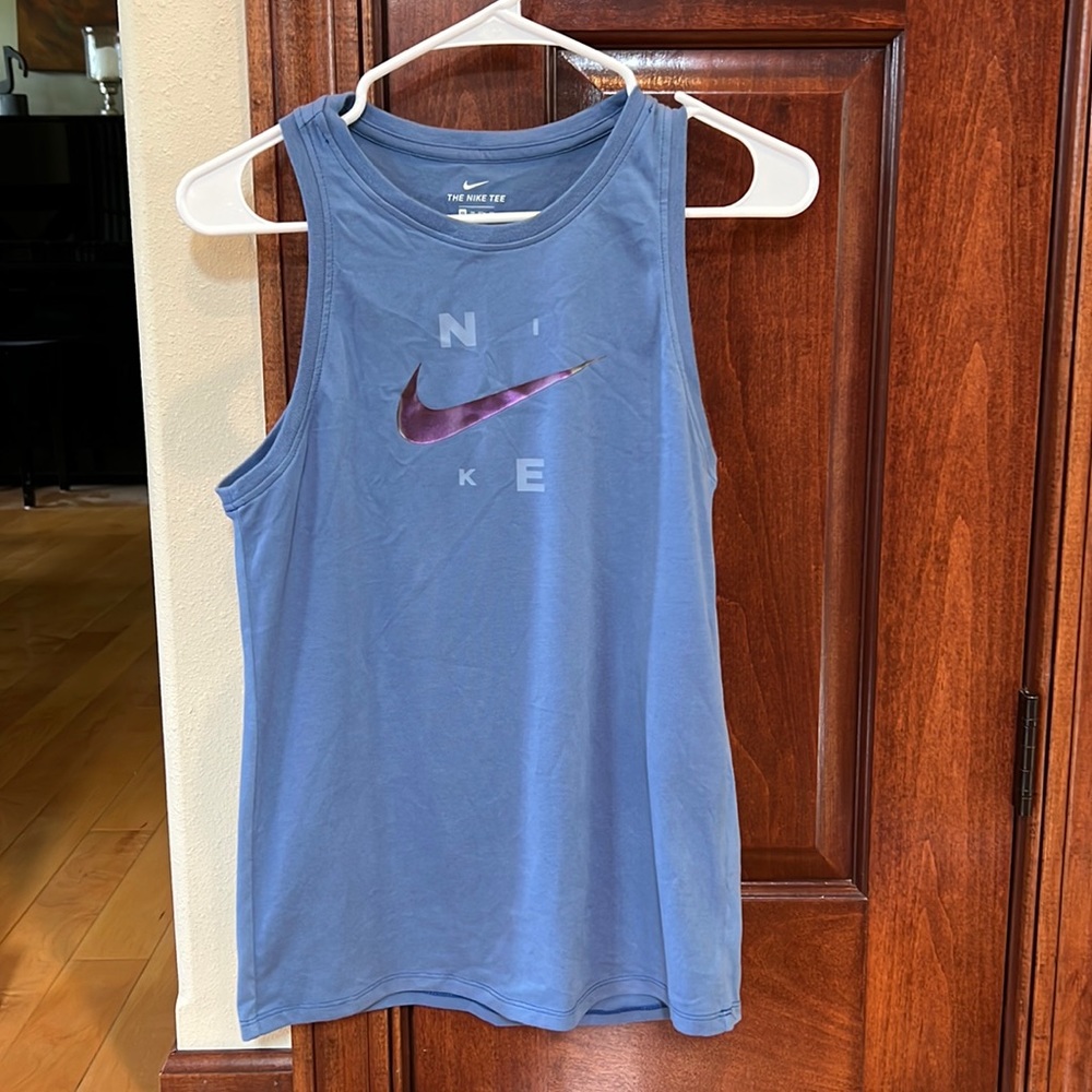 Light blue/lilac Nike tank top, size XS.